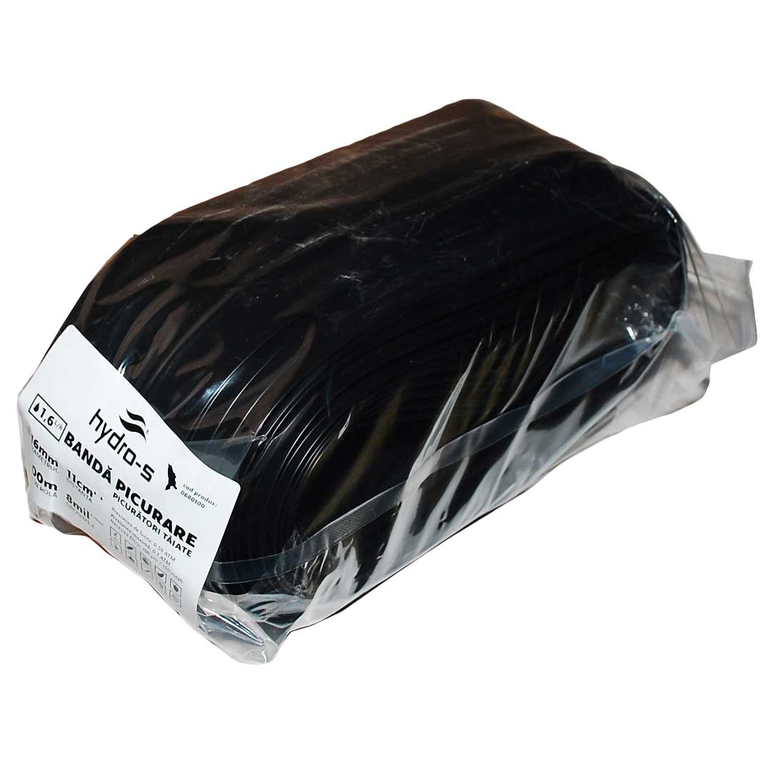 Bandă picurare, 5 mil, 10 cm, 100 m - 17 mm