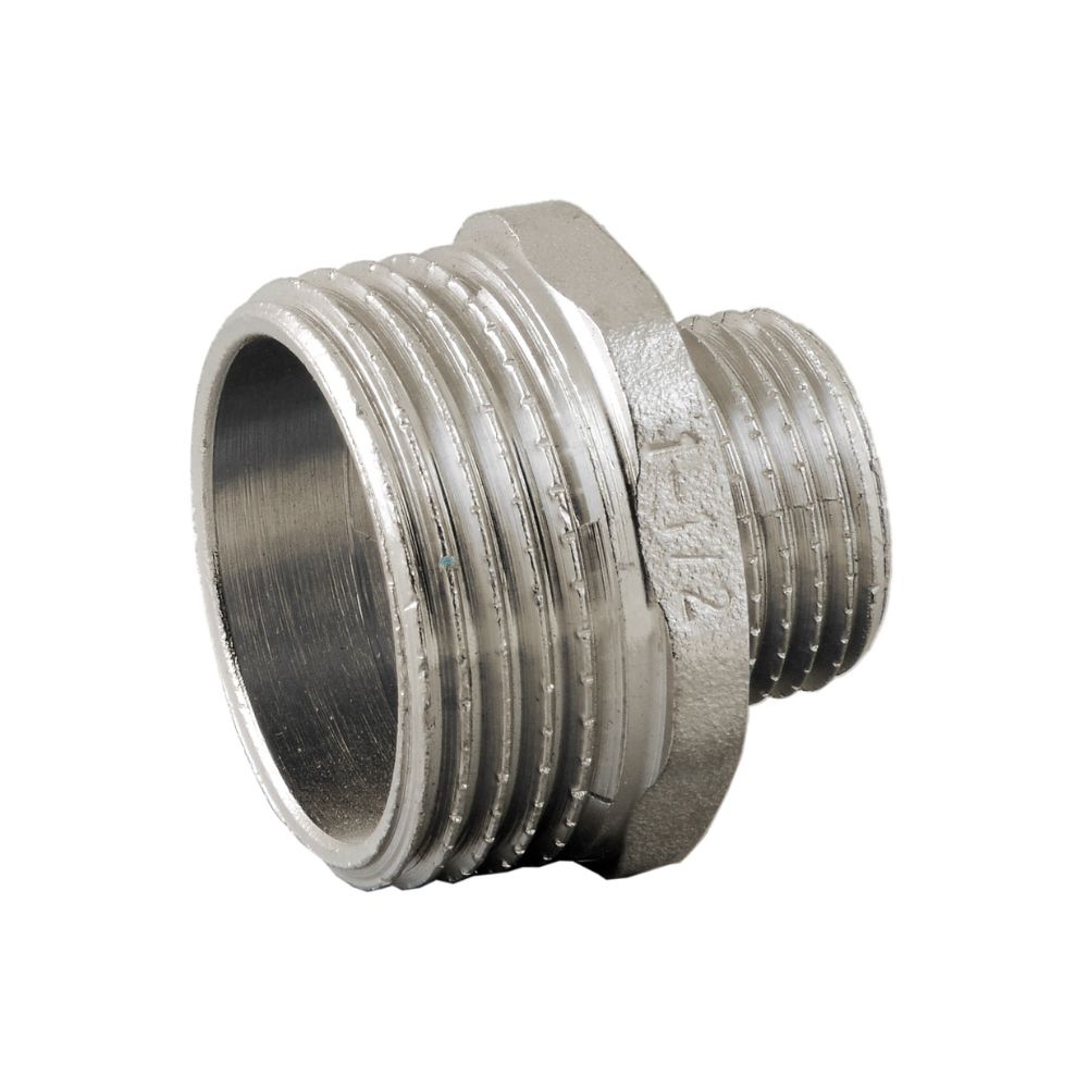 Niplu redus alamă nichelată MM - 1"x1/2"