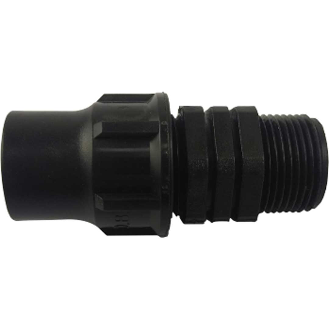 Adaptor cu F.E. tip LOCK pentru LDPE - 3/4" x 16 mm