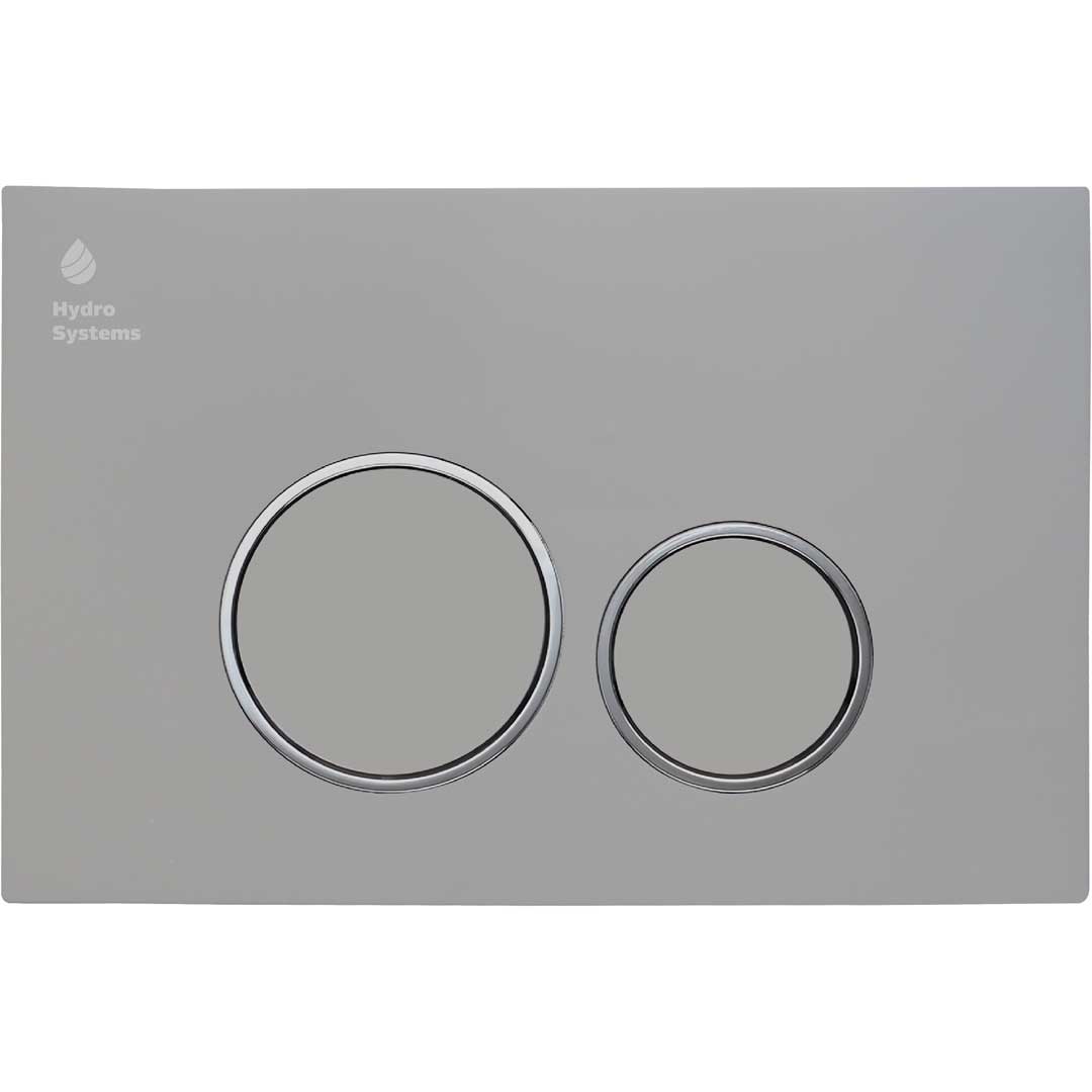 Placă acționare pneumatică, 005BQ, Cromată - 245 mm
