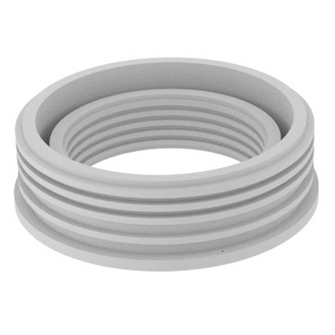 Garnitură de trecere în canalizare - albă, 50x25 mm