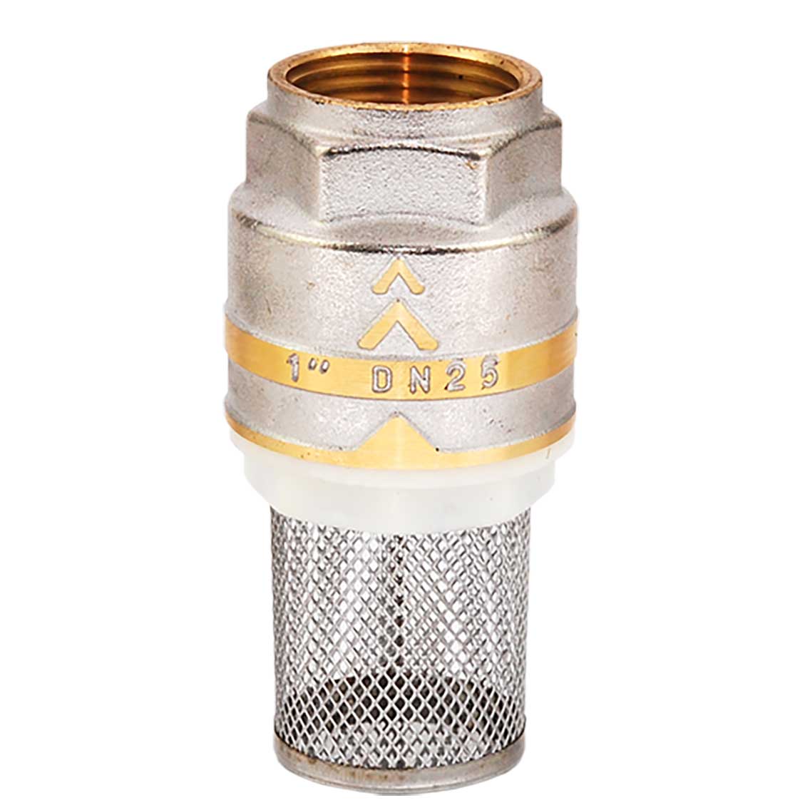 Sorb cu placă alamă cu sita din INOX HYDRO-S PREMIUM, F - 1"