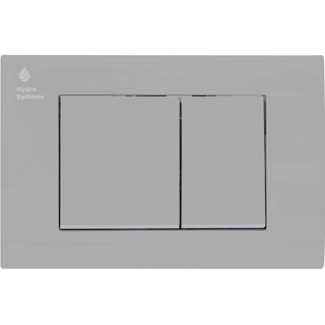 Placă acționare pneumatică, 001BQ, Cromată - 245 mm