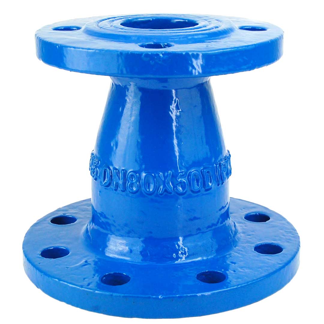 Reducție din fontă ductilă cu flanșe - 80x65 mm