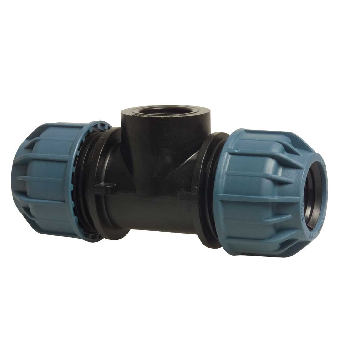 Teu compresiune PN 10, F - 50x11/2"