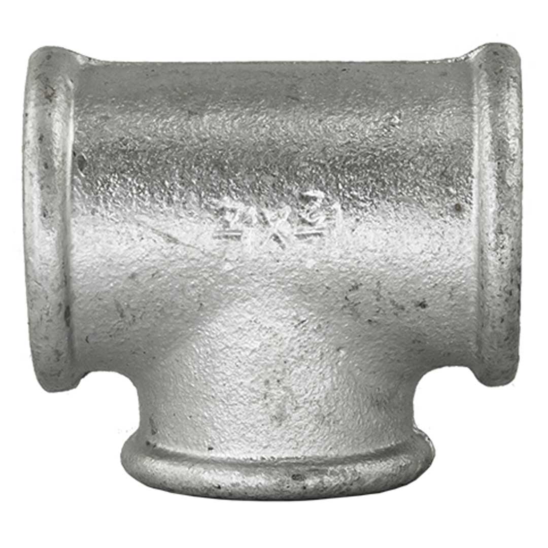 Teu galvanizat redus 90° FxFxF - 11/4"x1"