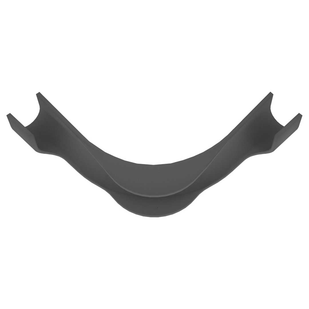 Curbă din plastic pentru ghidajul țevilor la intrare în șapă 16-18 mm - 16 mm