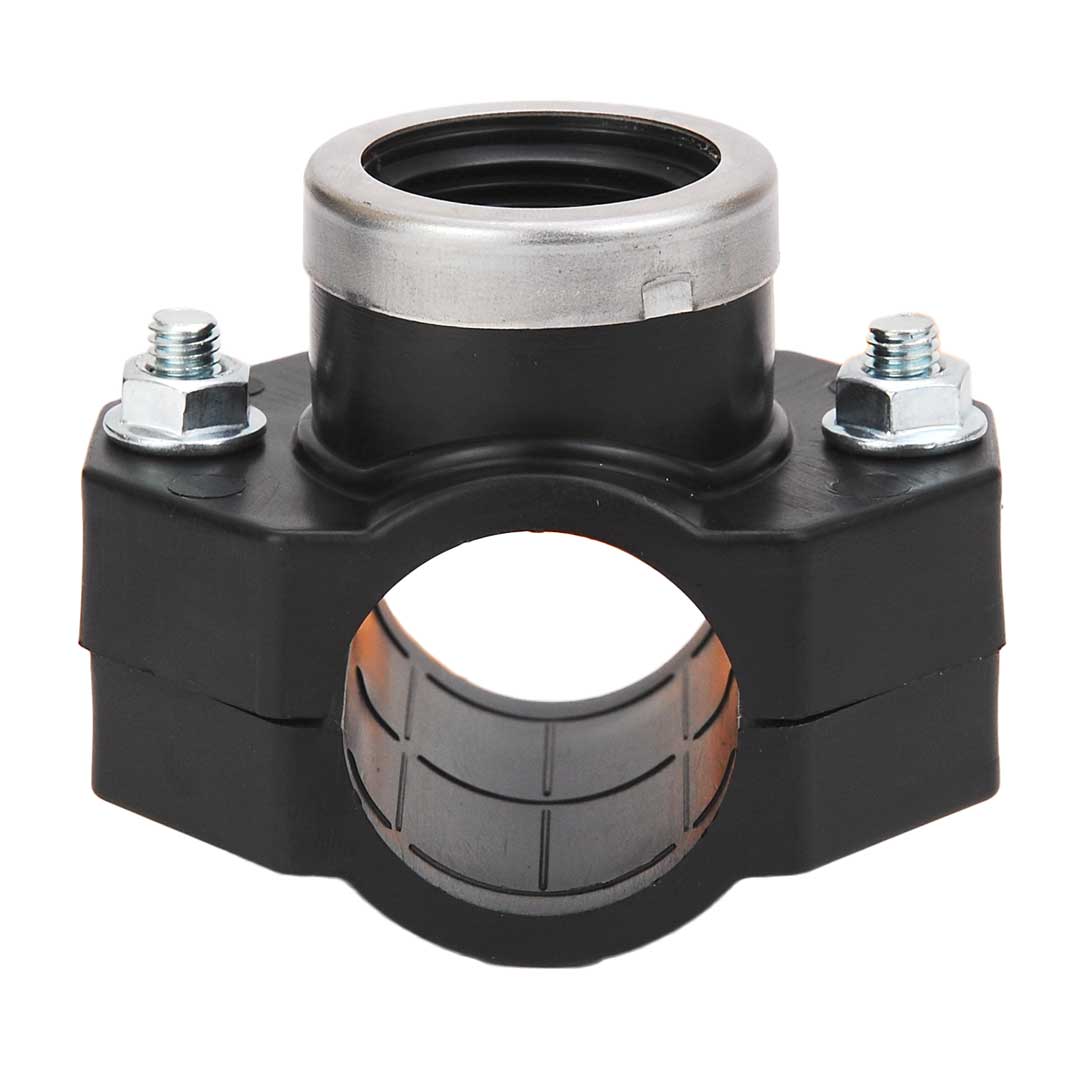 Piesă branșare cu 2 șuruburi, PN 16 cu inel din inox - 25x3/4"