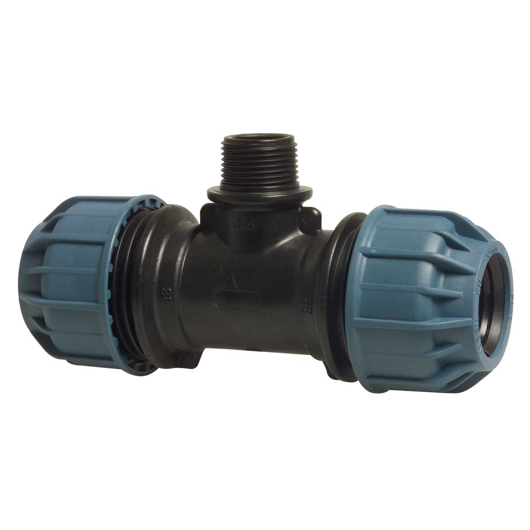 Teu compresiune PN 10, M - 32x1/2"