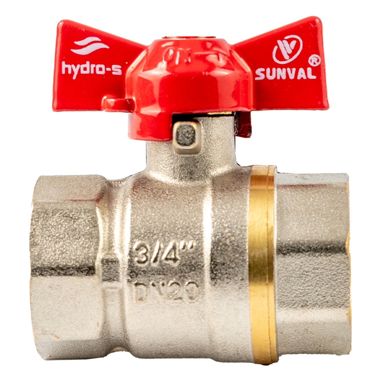 Robinet bilă pasaj standart HYDRO-S, FF, fluture - 1"