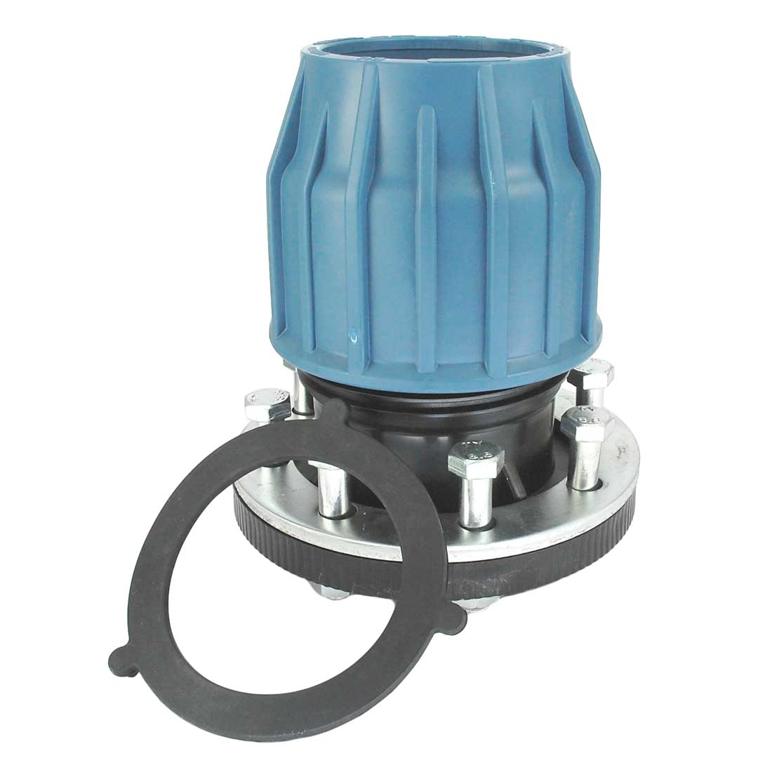 Racord compresiune cu flanșă set complet, ELYSEE - 90x4"
