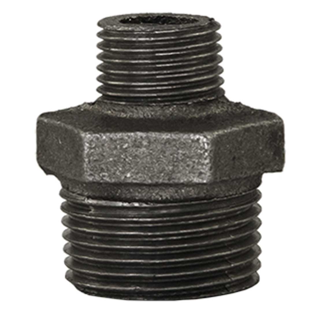 Niplu negru redus MxM - 1"x1/2"