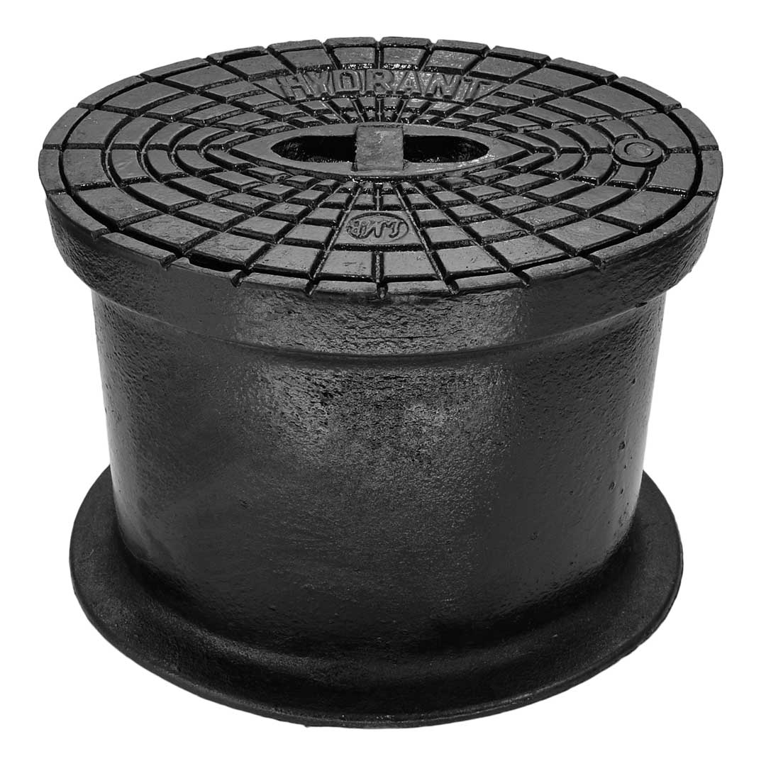 Cutie stradală integral din fontă pentru hidranți subterani - 340x310 mm