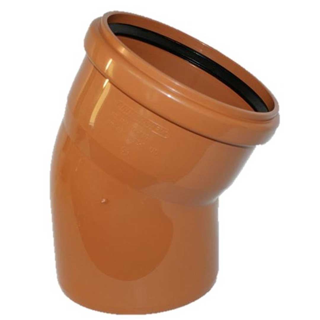 Cot din PP pentru canalizare exterioară 45º - 160 mm
