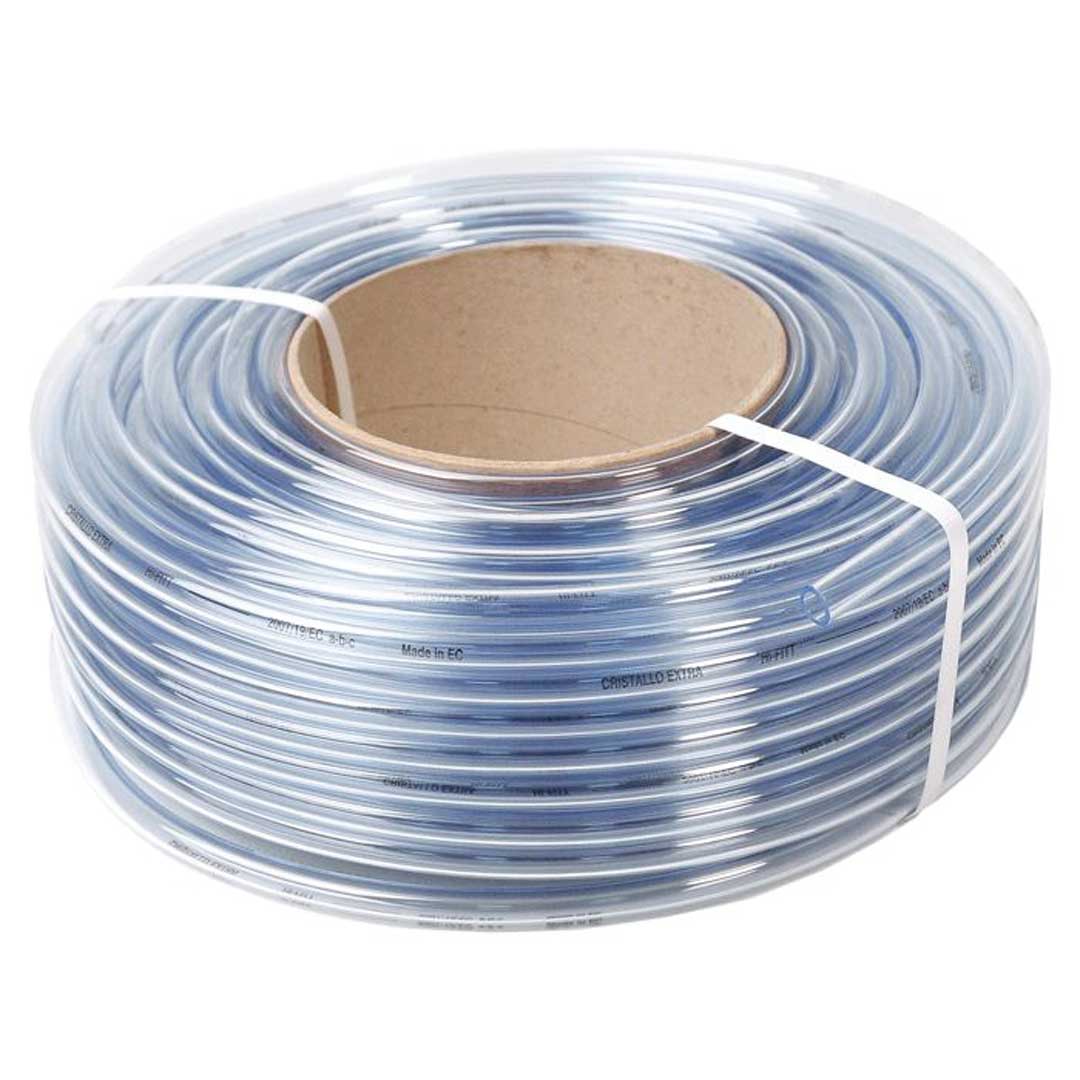 Furtun din PVC pentru refulare CRISTALLO EXTRA - ALIMENTAR - 14 mm x 50 mm