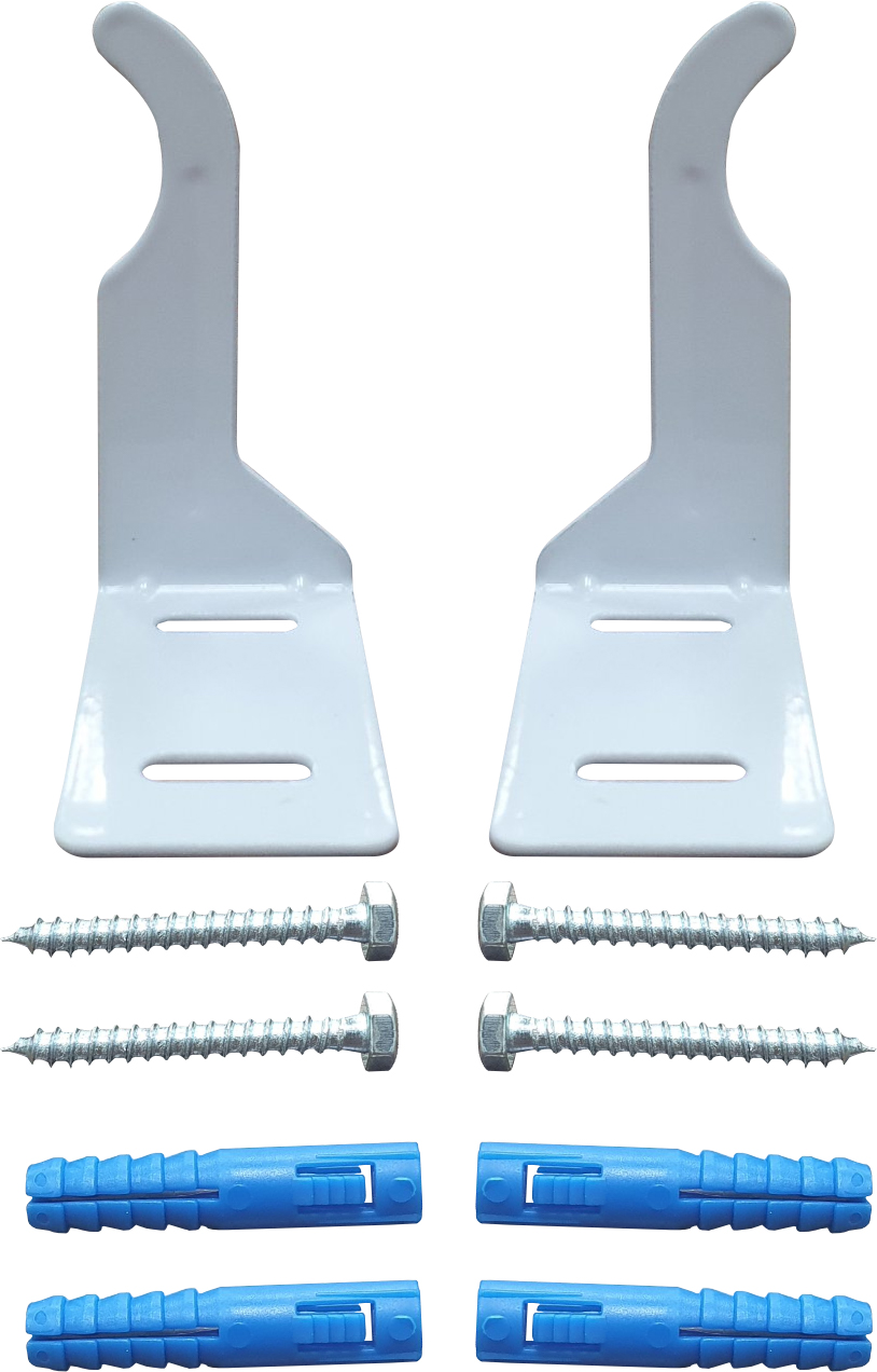 Set haltere (2 buc) cu dibluri pentru radiatoare aluminiu, bimetal