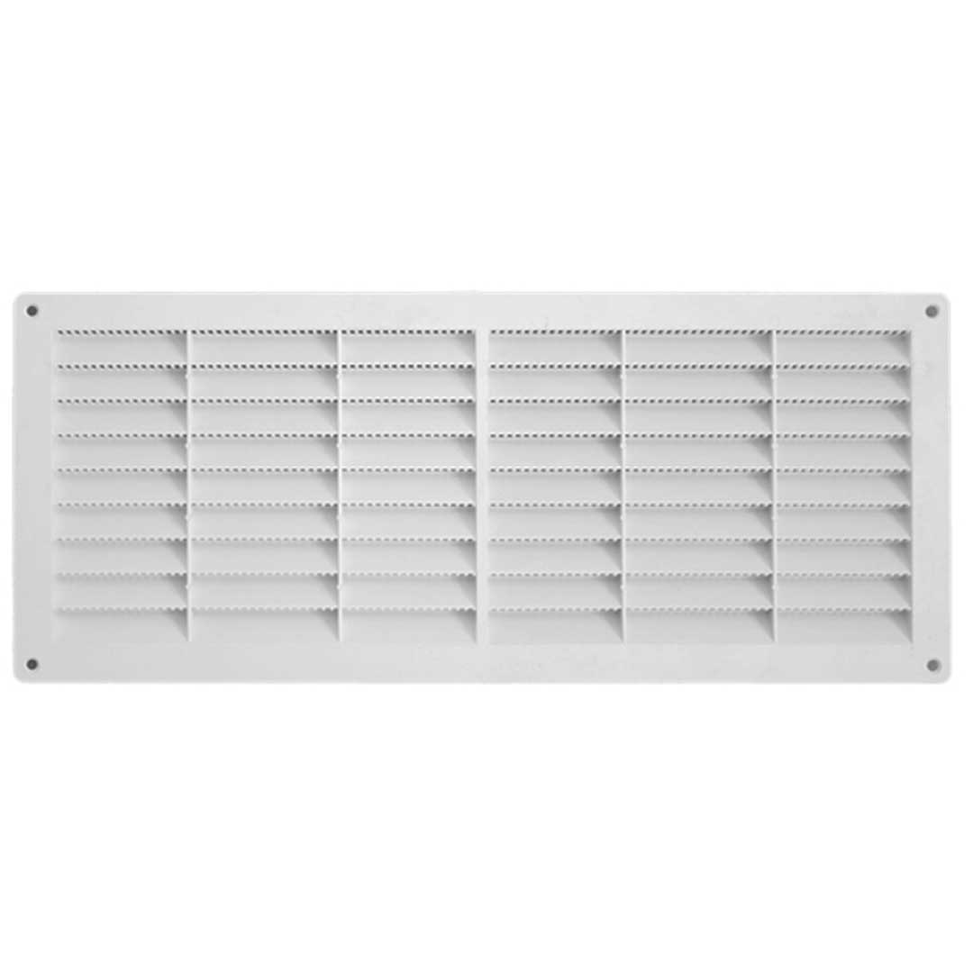 Grilă de ventilare din plastic dreptunghiulară, 150 x 380