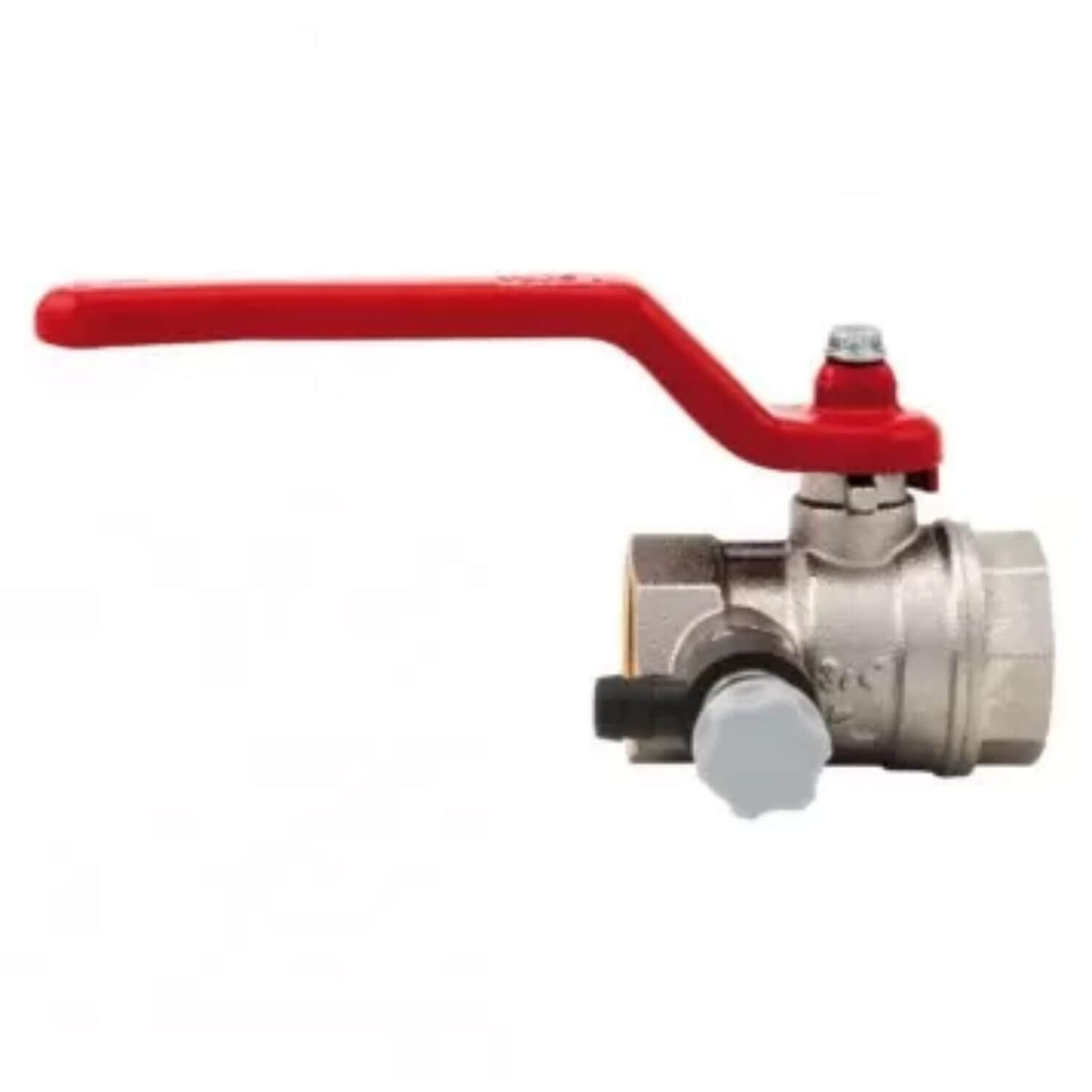 Robinet bilă cu drenaj ITAP, FF, manetă - 3/4"